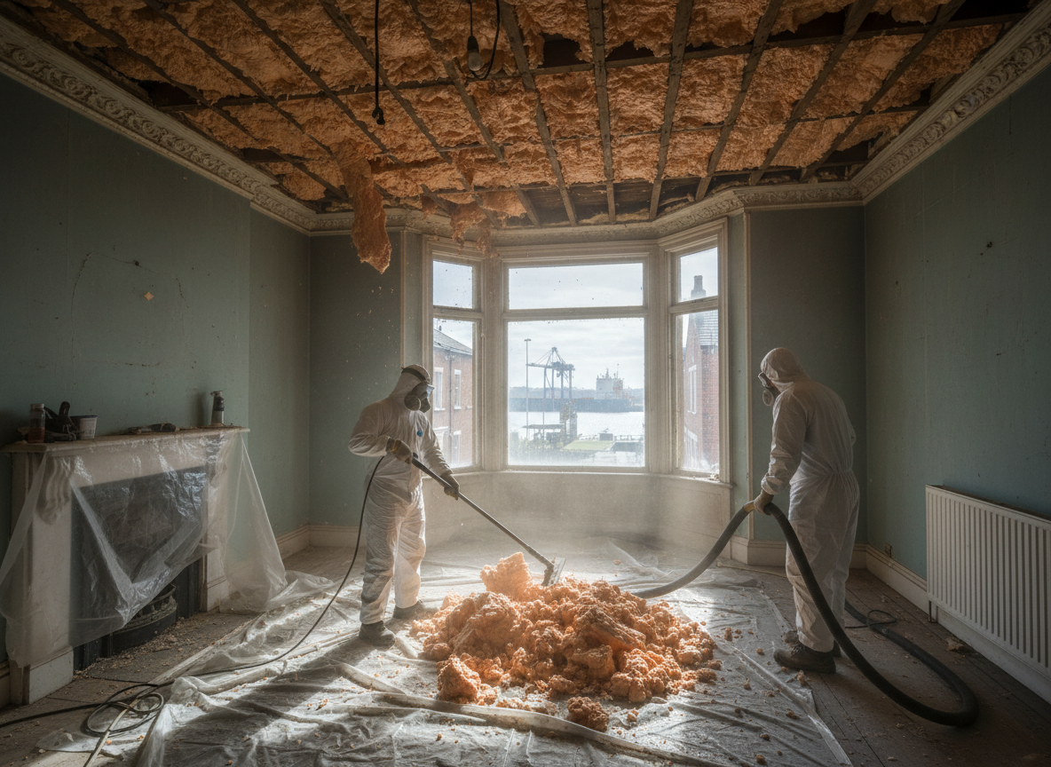 Dealing with Spray Foam in Victorian Homes Near Hull Docks